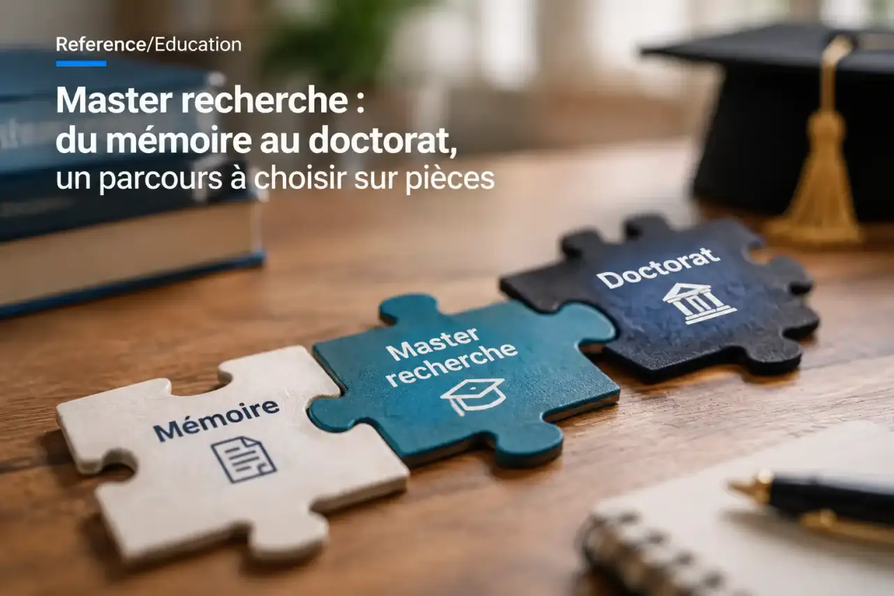 Master recherche : du mémoire au doctorat, un parcours à choisir sur pièces