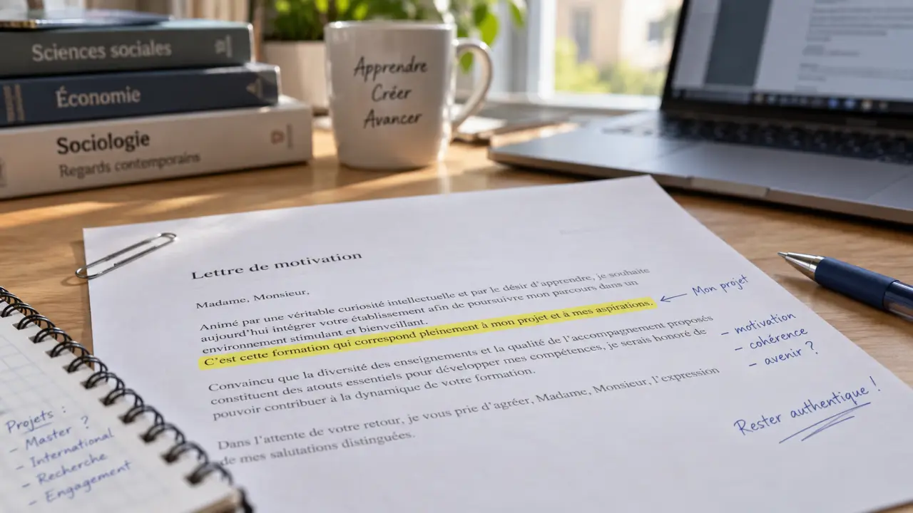 Lettre de motivation pour école : le détail qui transforme un modèle en candidature crédible