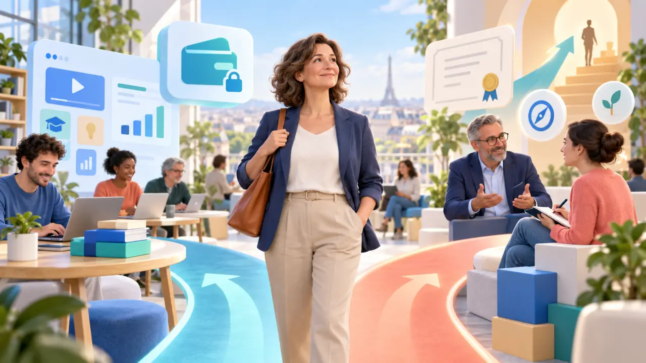 Parcours de reconversion professionnelle et choix d'un financement après 40 ans