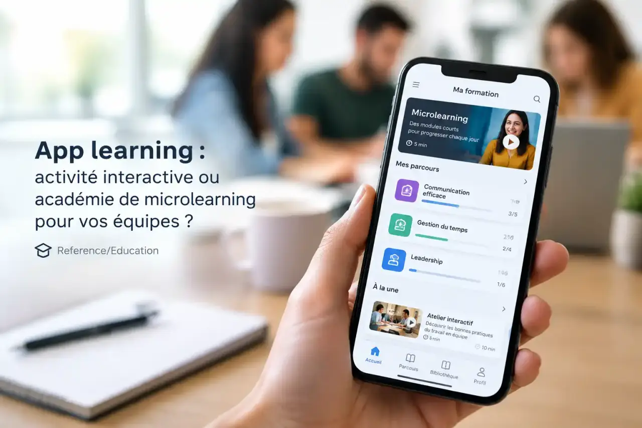 App learning : activité interactive ou académie de microlearning pour vos équipes ?